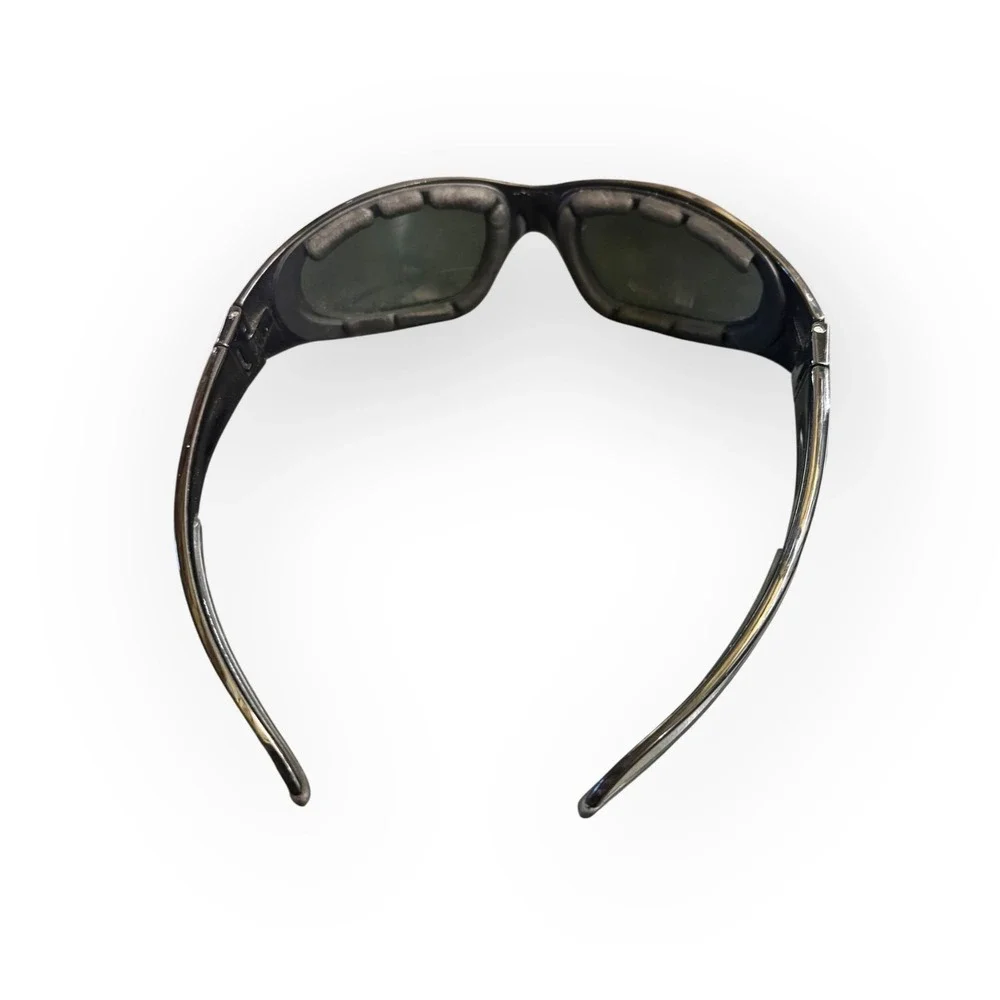 Wiley X Z87-2 Safety Glasses Wrap-around Smoke Lenses Goggles with Case & Straps